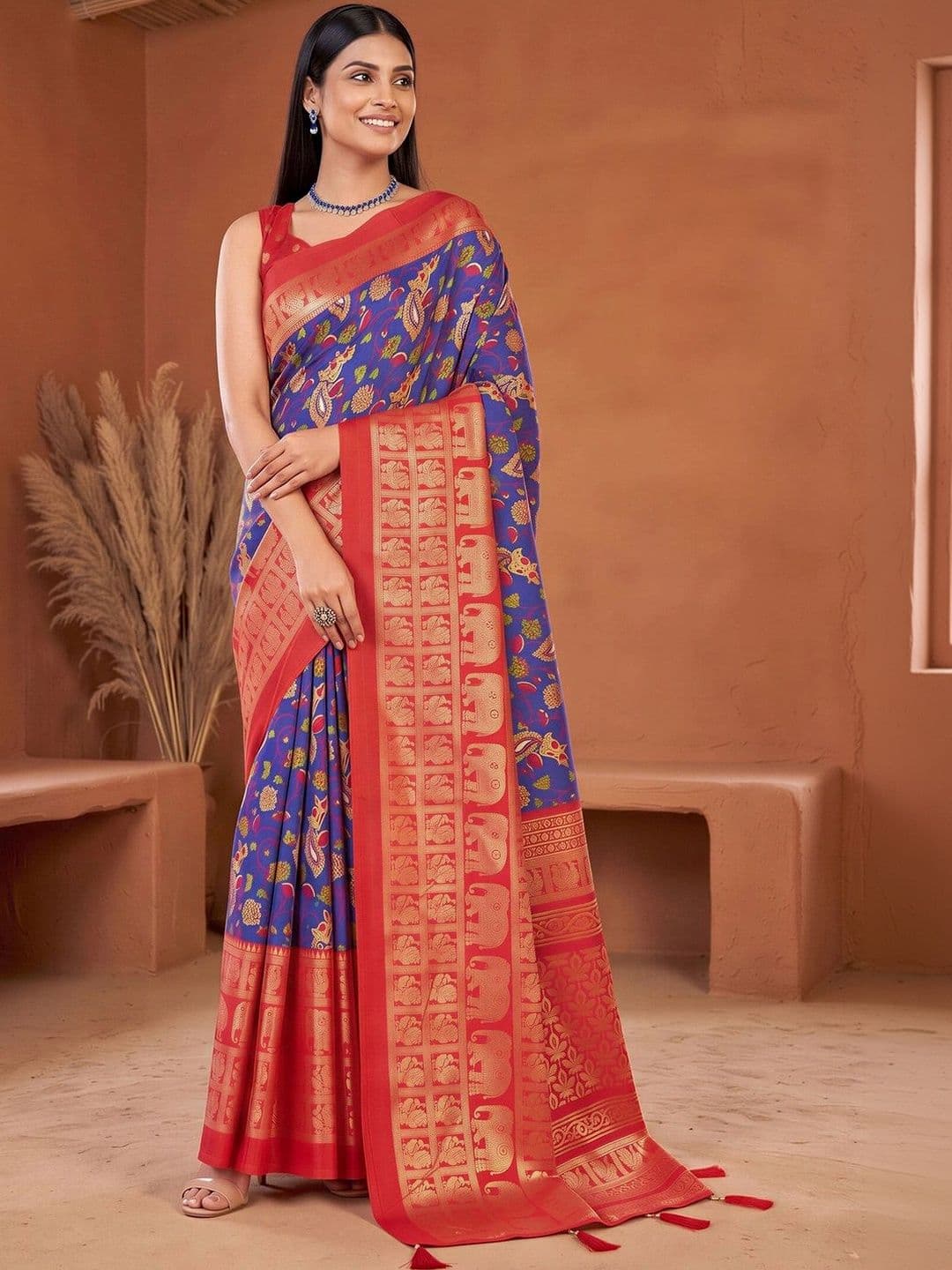 Anouk Paisley Zari Designer Saree - view 1