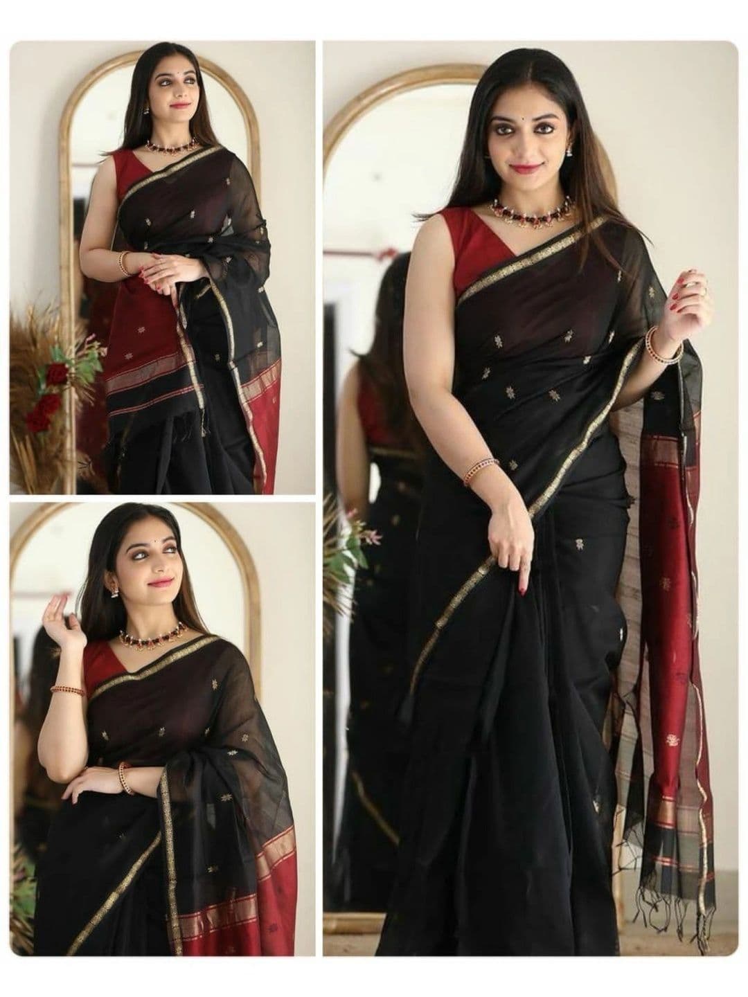 MITAL ENTERPRISE Zari Art Silk Saree thumbnail 6