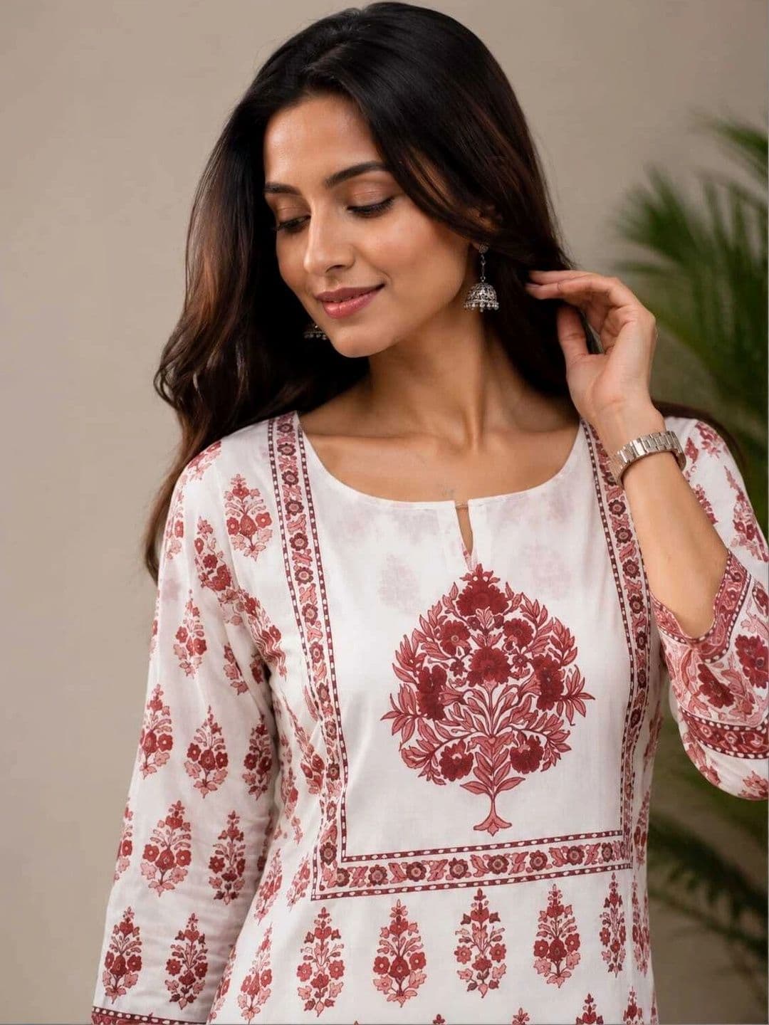 FASHION INK Women Ethnic Motifs Printed Indie Prints Kurta thumbnail 3