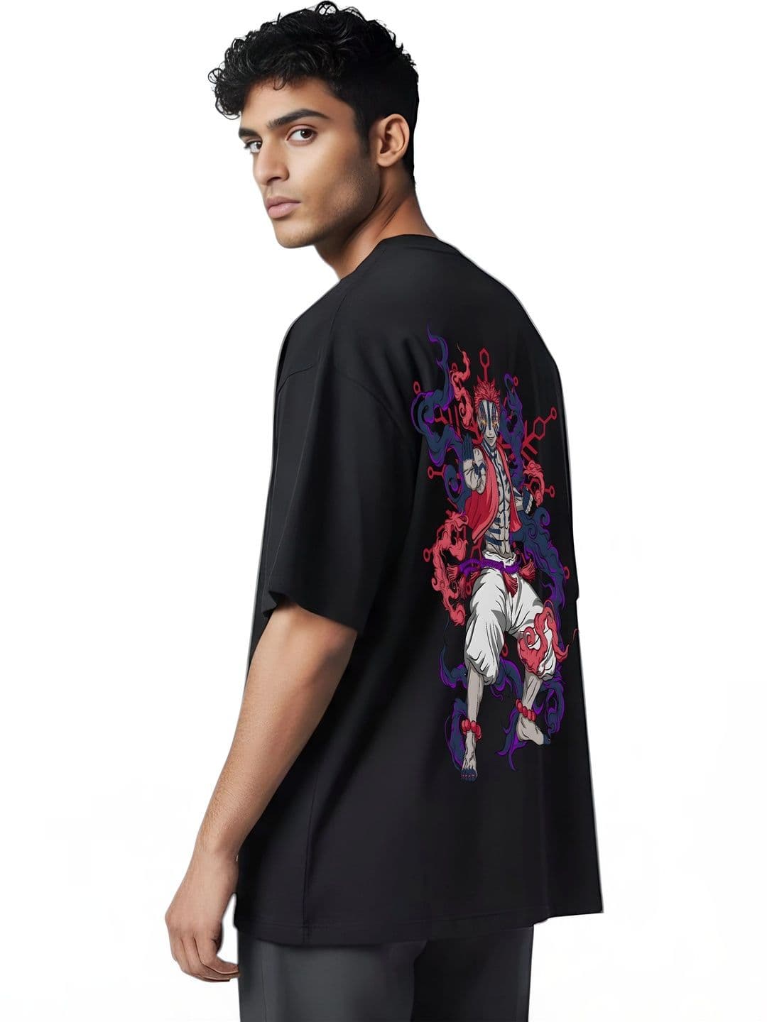 YUMECLOTHINGINDIA Unisex Printed Drop-Shoulder Sleeves T-shirt thumbnail 5