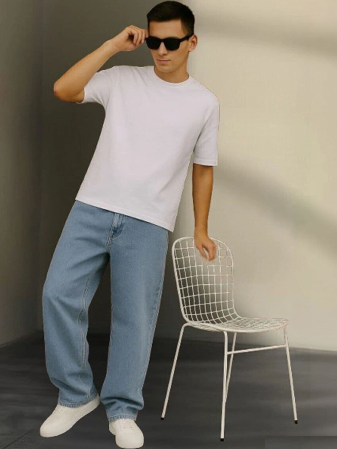 UNIFAV FASHION Men Straight Fit Mid-Rise Jeans thumbnail 3