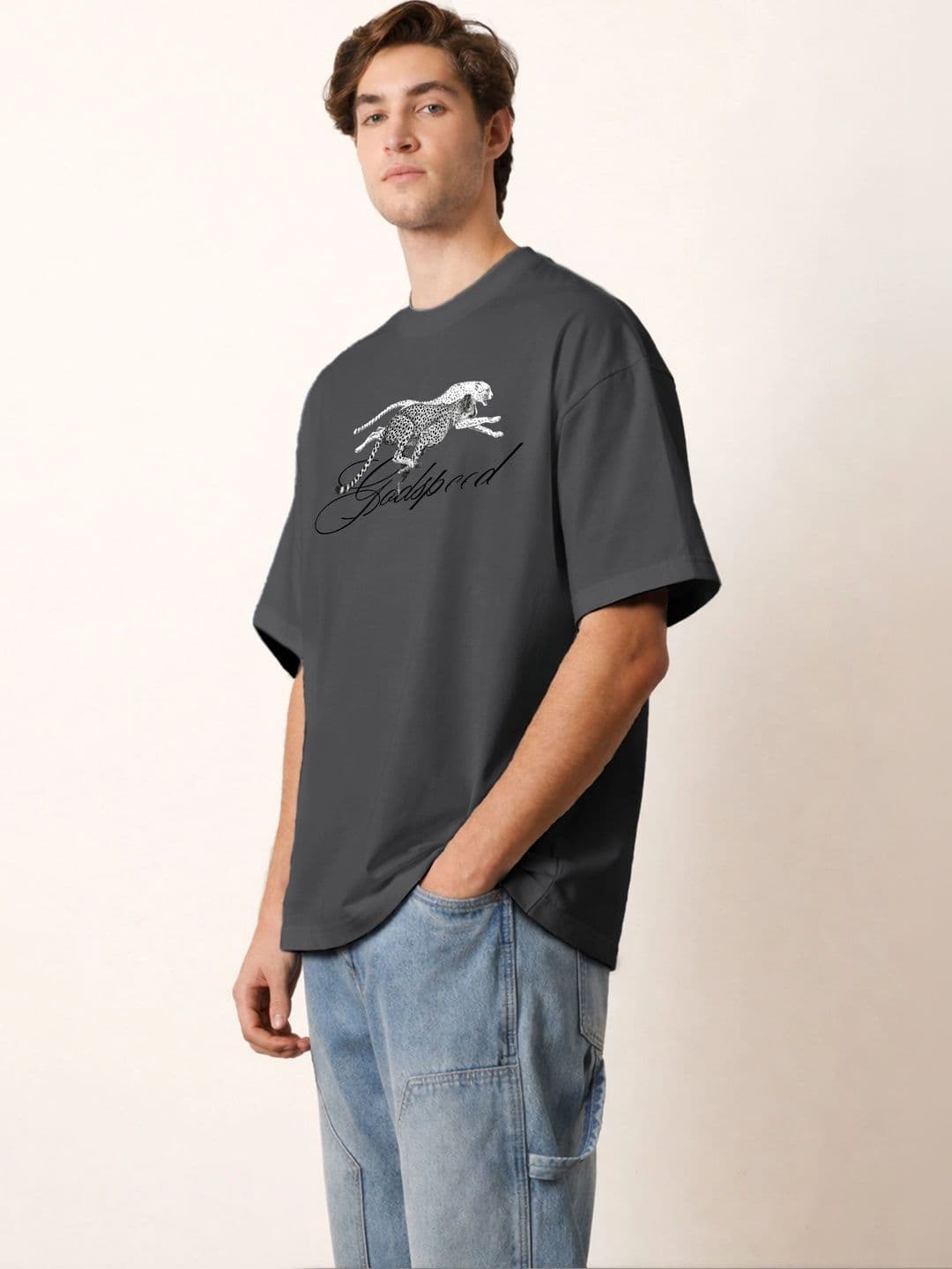 Moda rapido X TOGS & TERRE Men Printed Organic Cotton Blend T-shirt thumbnail 5