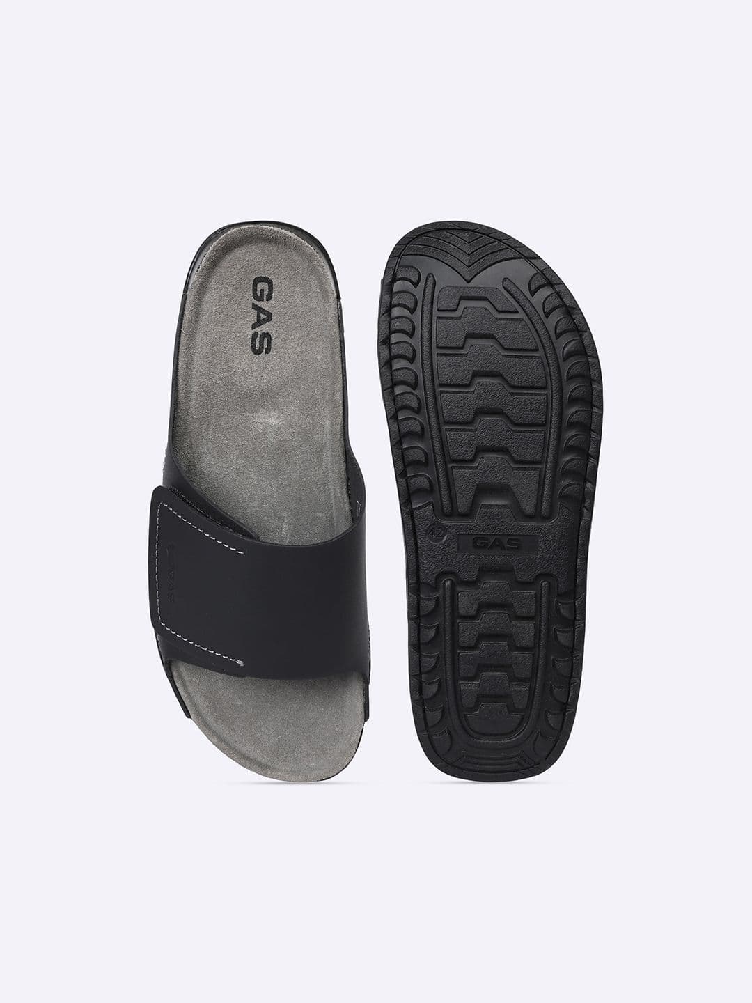 GAS Men Aeroflusso Black Sandals thumbnail 2