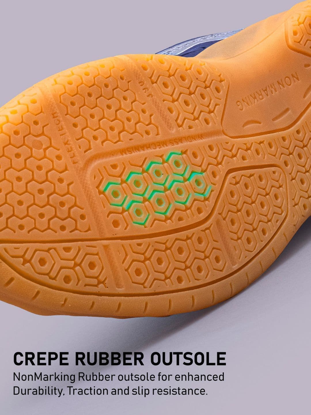 VECTOR X Ultimax Synthetic Leather Breathable Mesh With Crepe Rubber Sole Badminton Shoes thumbnail 6