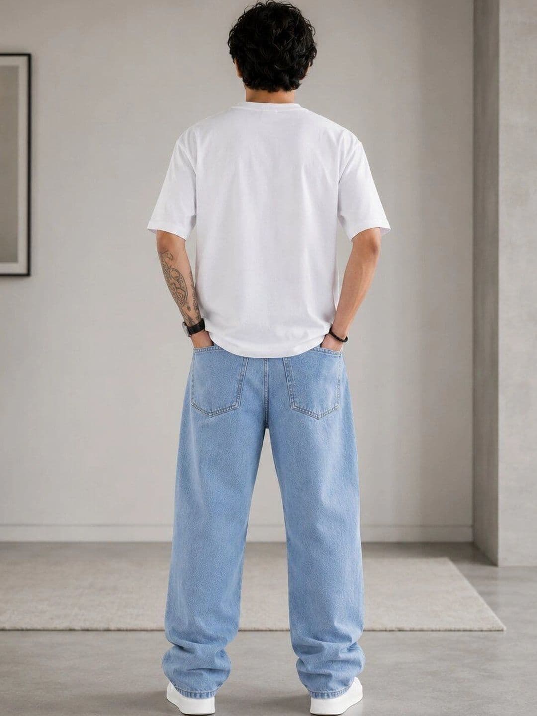 HIGH DENIM Men Straight Fit Mid-Rise Stretchable Jeans thumbnail 2