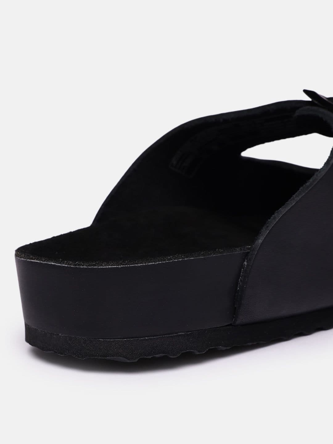 Louis Philippe Men Leather Comfort Sandals thumbnail 5