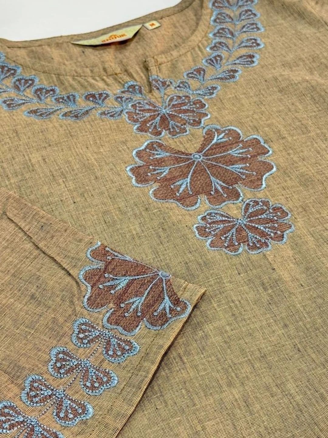 Anouk Women Embroidered Thread Work Kurta thumbnail 6