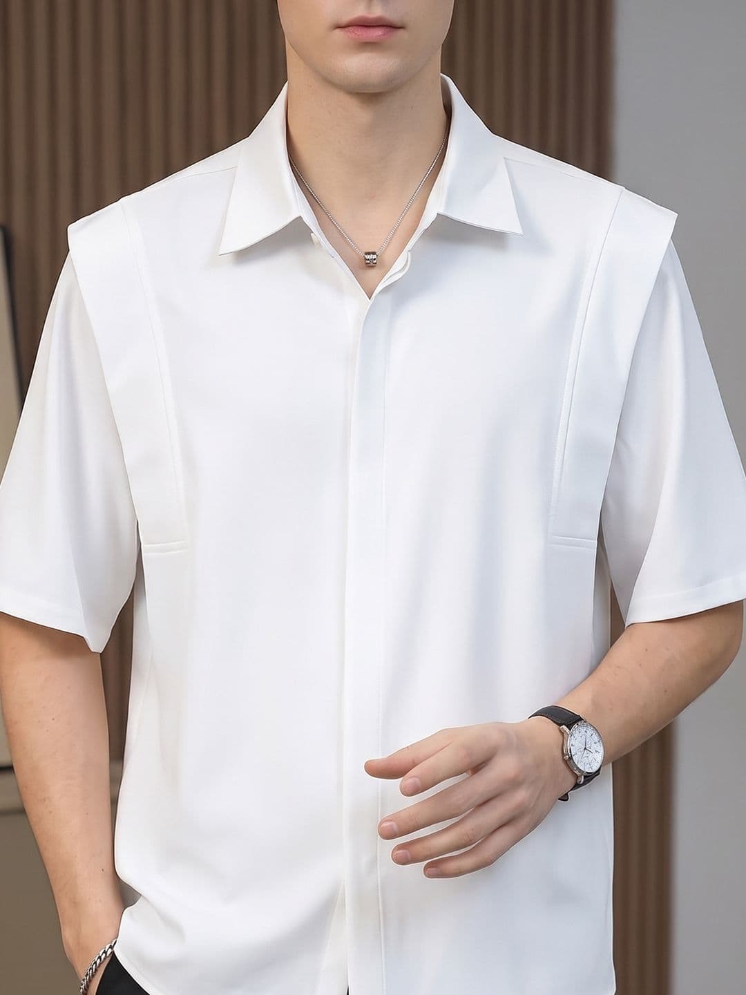Suo Men Casual Shirt thumbnail 7