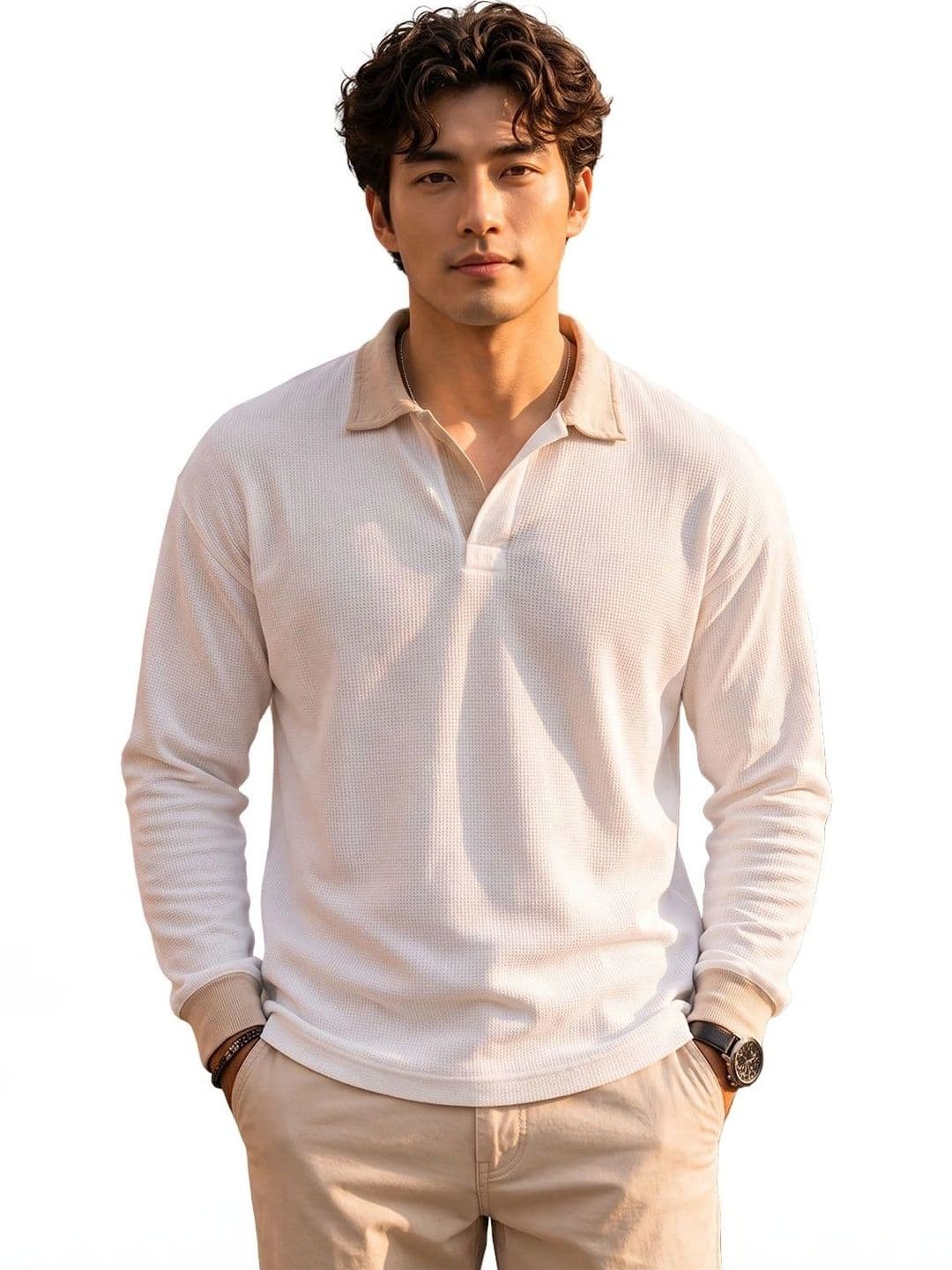 Friskers Men Polo Collar T-shirt - view 1