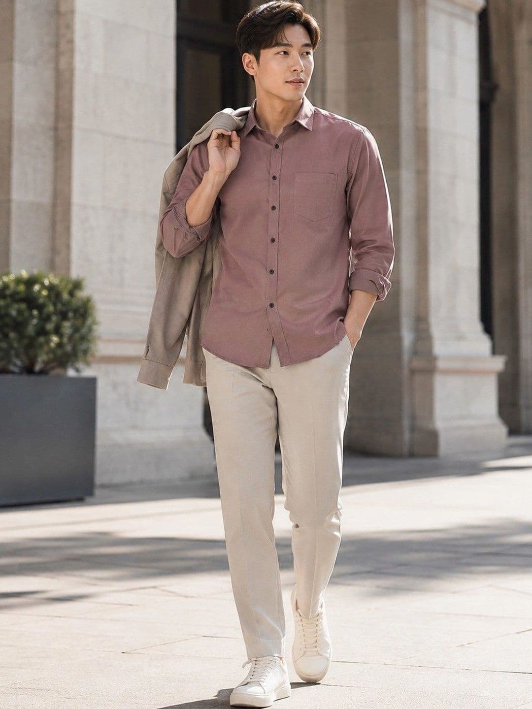 BAESD Men Premium Slim Fit Casual Shirt thumbnail 2