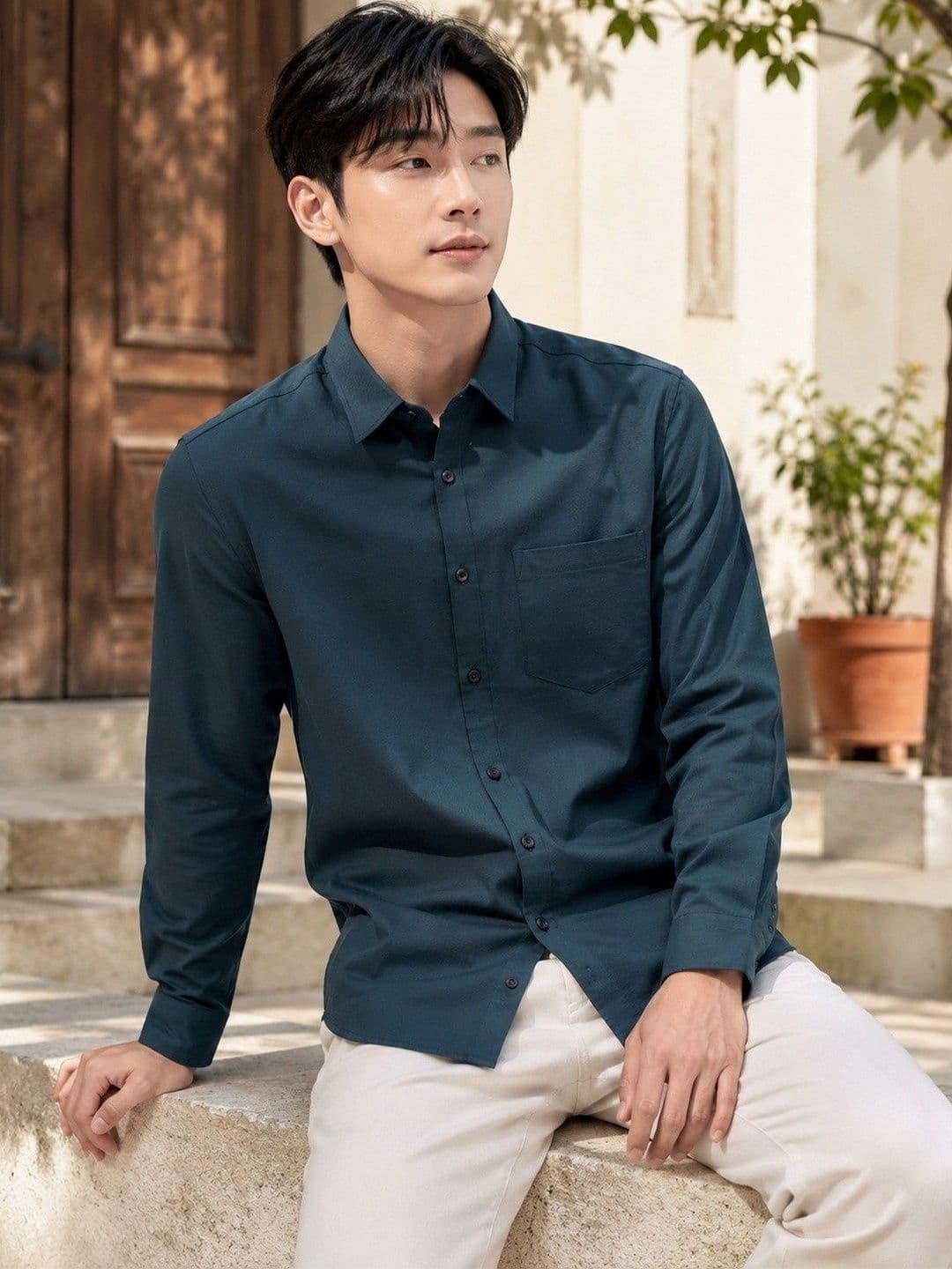 BAESD Men Premium Slim Fit Casual Shirt thumbnail 2