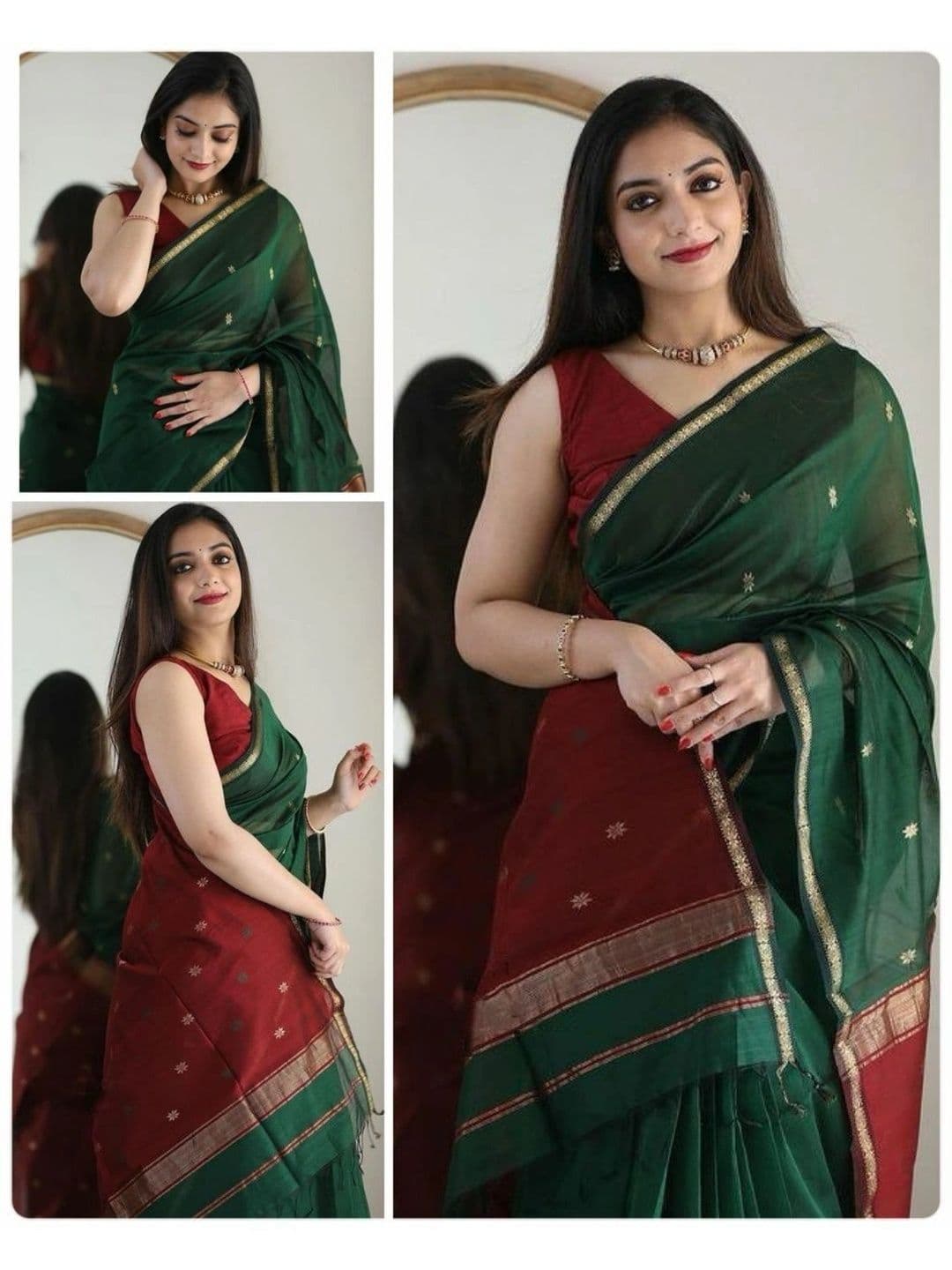MITAL ENTERPRISE Zari Art Silk Saree thumbnail 4