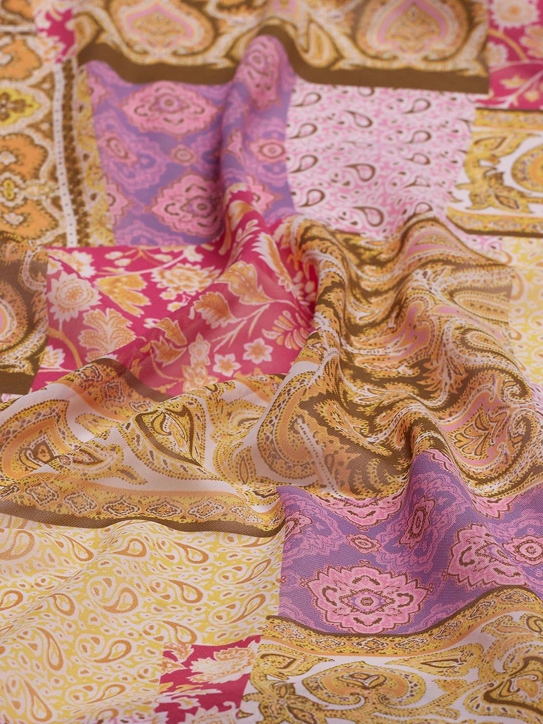 Garden Vareli Floral Pure Cotton Saree thumbnail 4