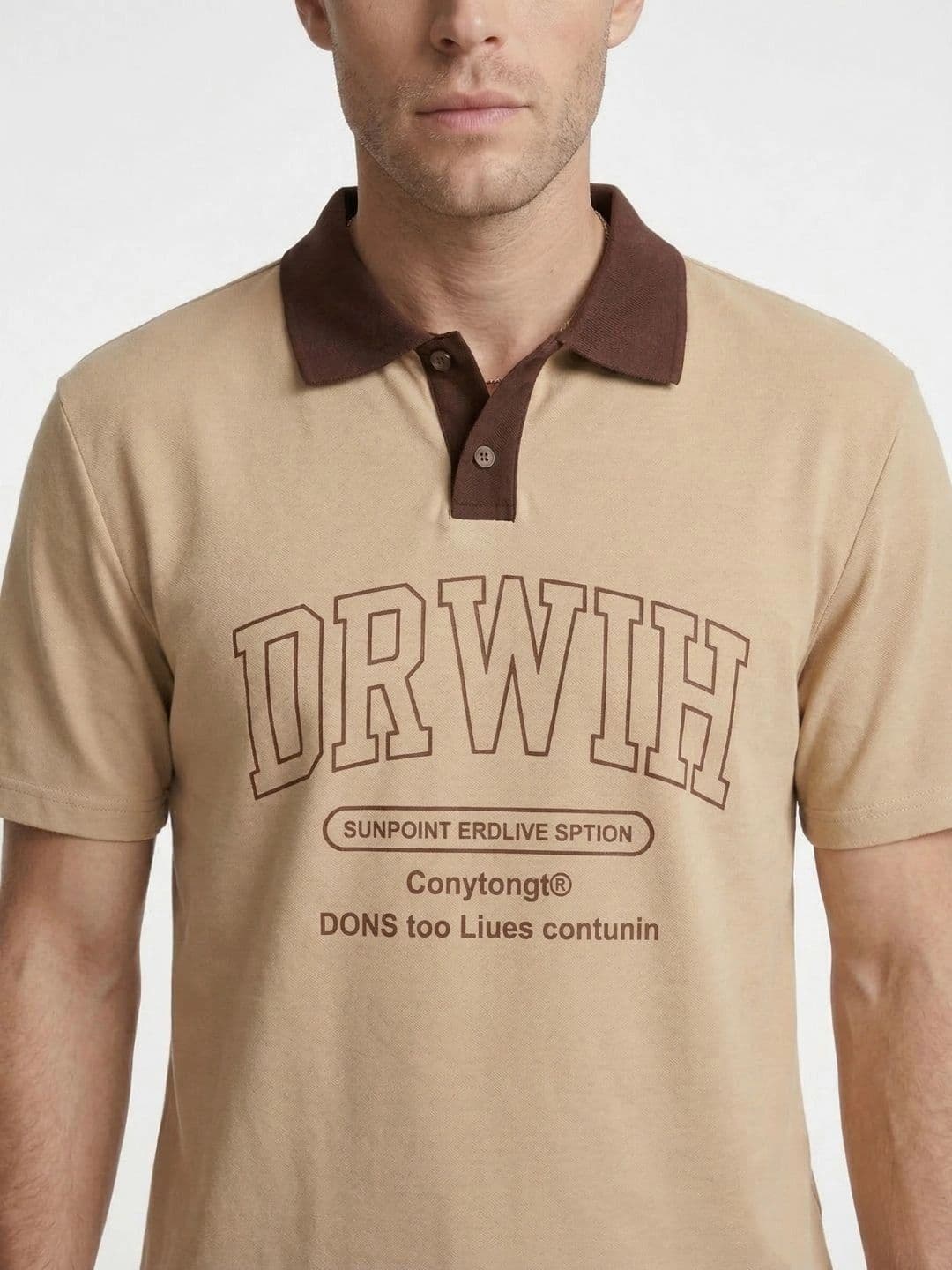 Kook N Keech Men Typography Printed Polo Collar T-shirt thumbnail 3
