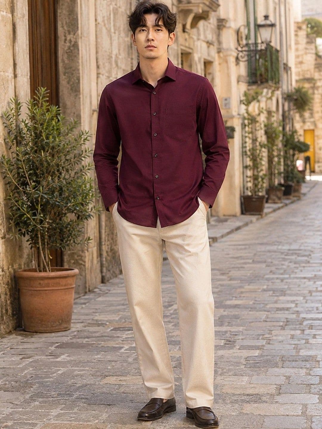 BAESD Men Premium Slim Fit Casual Shirt thumbnail 5