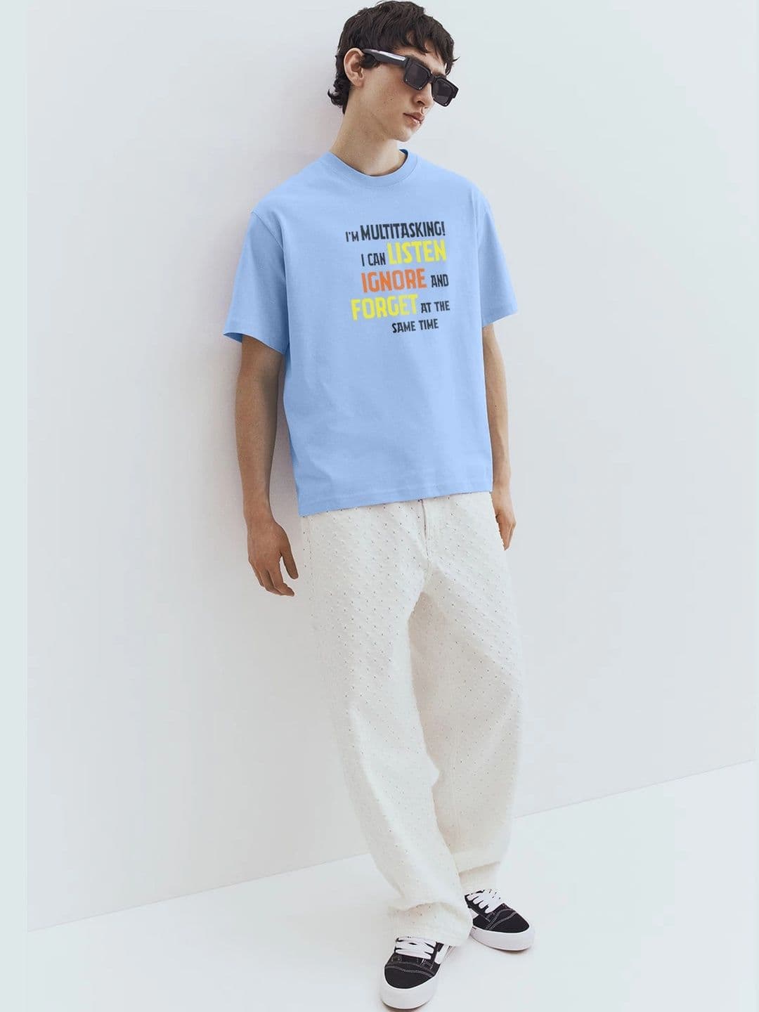 Moda rapido X TOGS & TERRE Men Typography Printed Organic Cotton Blend T-shirt thumbnail 4