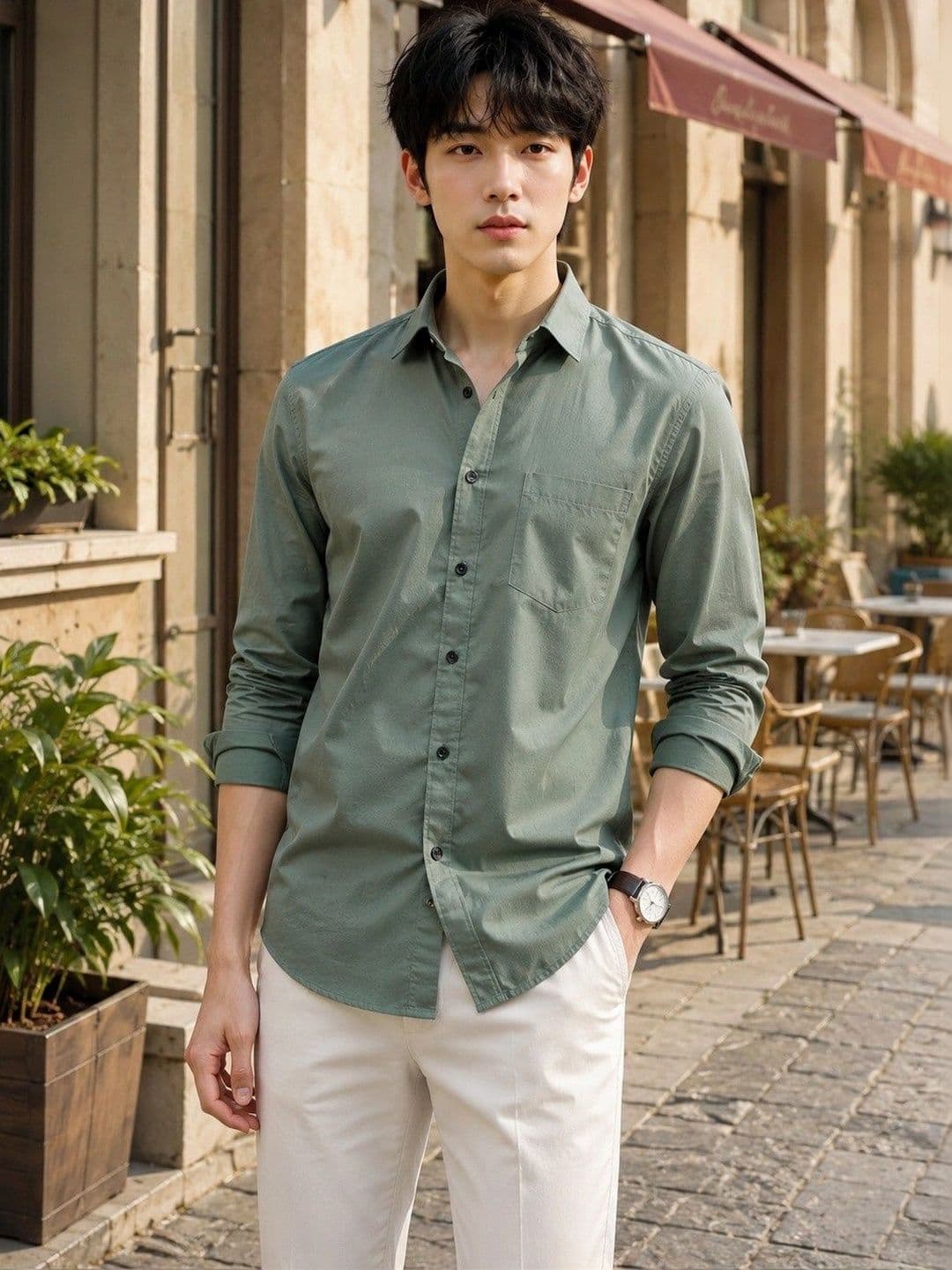 BAESD Men Premium Slim Fit Casual Shirt thumbnail 6