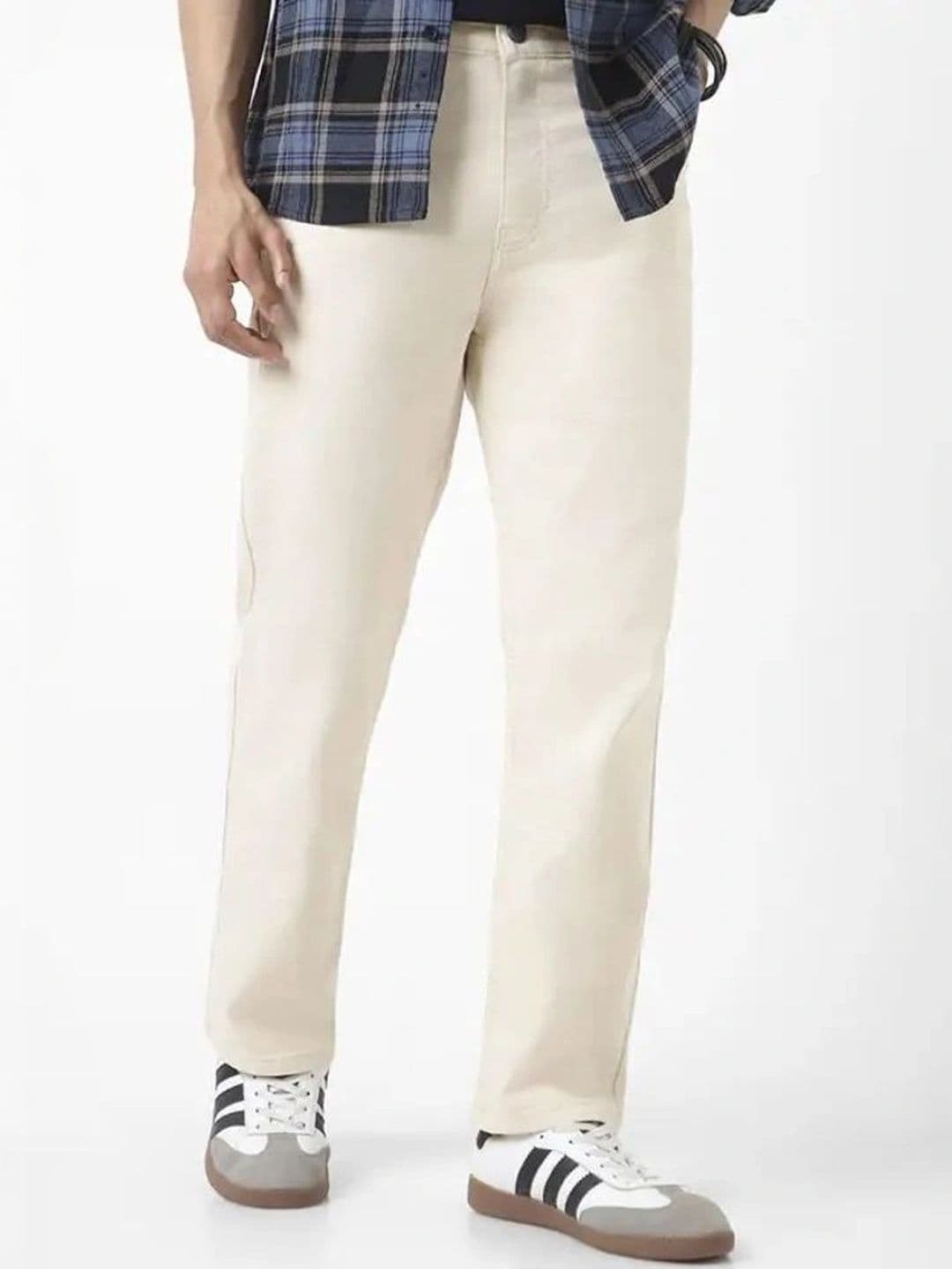 UNIFAV FASHION Men Straight Fit Mid-Rise Jeans thumbnail 2