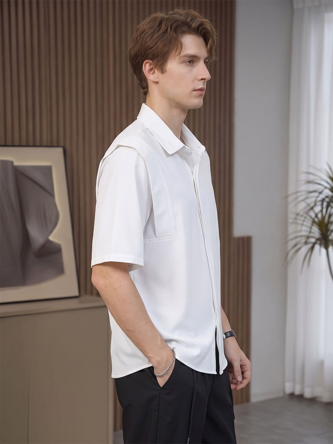 Suo Men Casual Shirt thumbnail 5