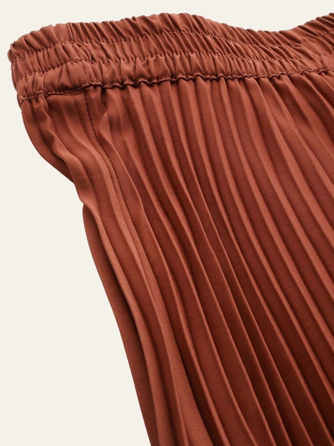 Chemistry Women Crepe Accordion Pleated Midi A-Line Skirt thumbnail 2