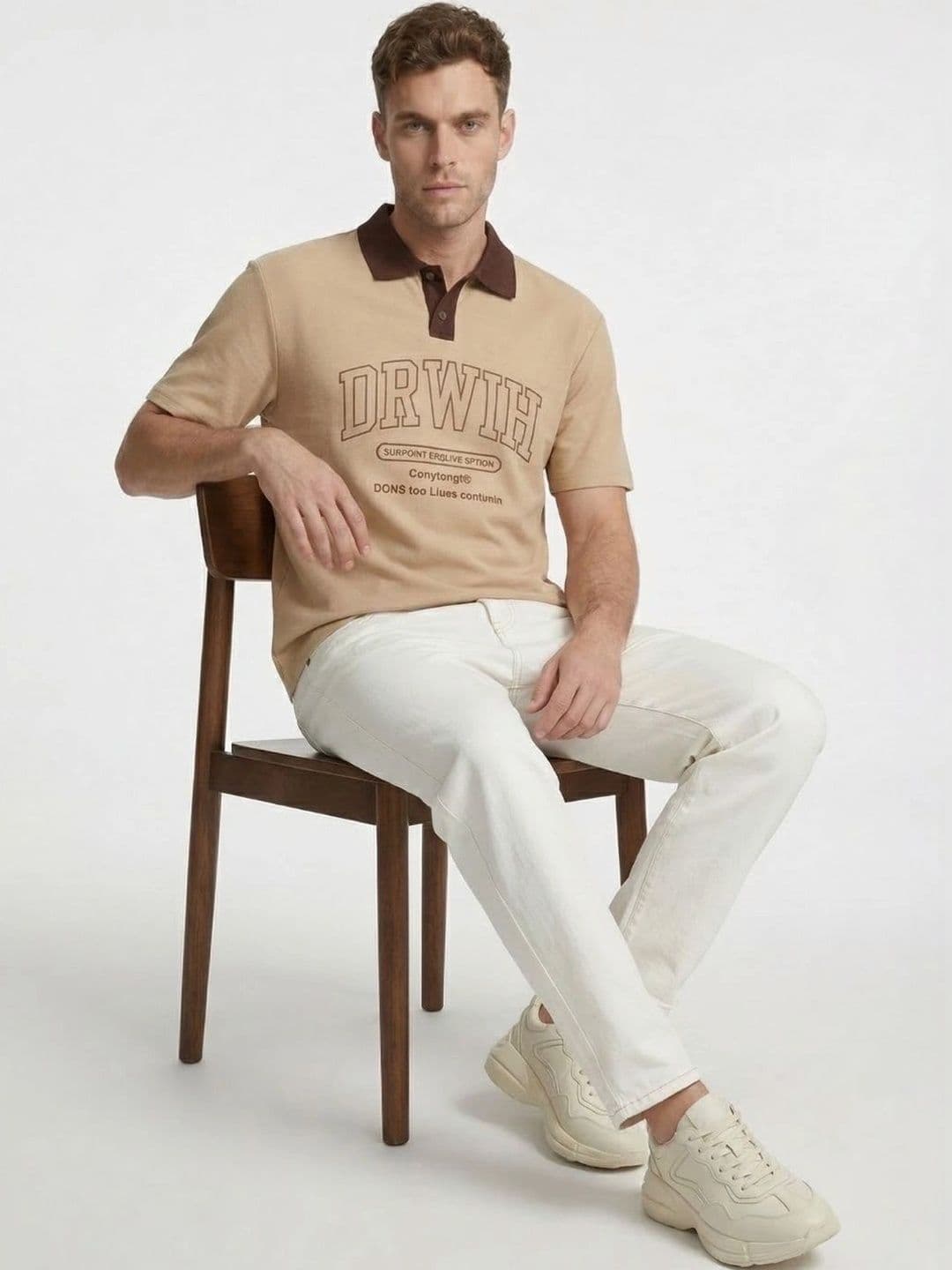 Kook N Keech Men Typography Printed Polo Collar T-shirt thumbnail 2