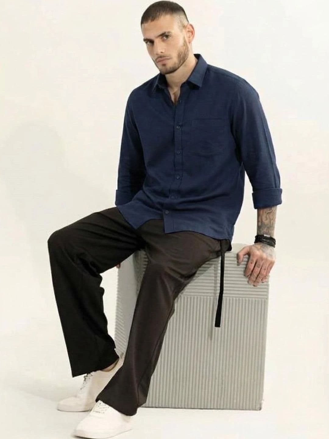 NEW-18 Men Standard Casual Shirt thumbnail 4