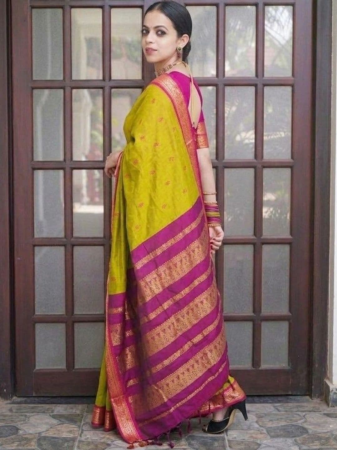 MITAL ENTERPRISE Zari Art Silk Saree thumbnail 3