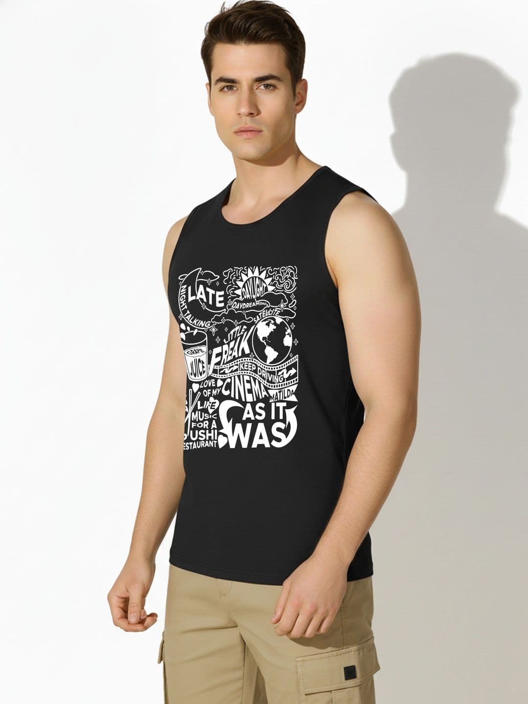 SKY HARBOAR Men Typography 2 Printed T-shirt thumbnail 2