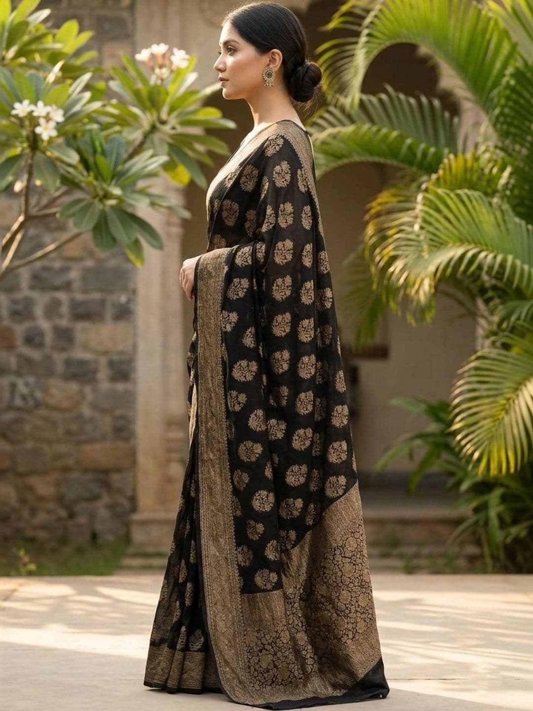 MITAL ENTERPRISE Woven Design Zari Art Silk Saree thumbnail 3