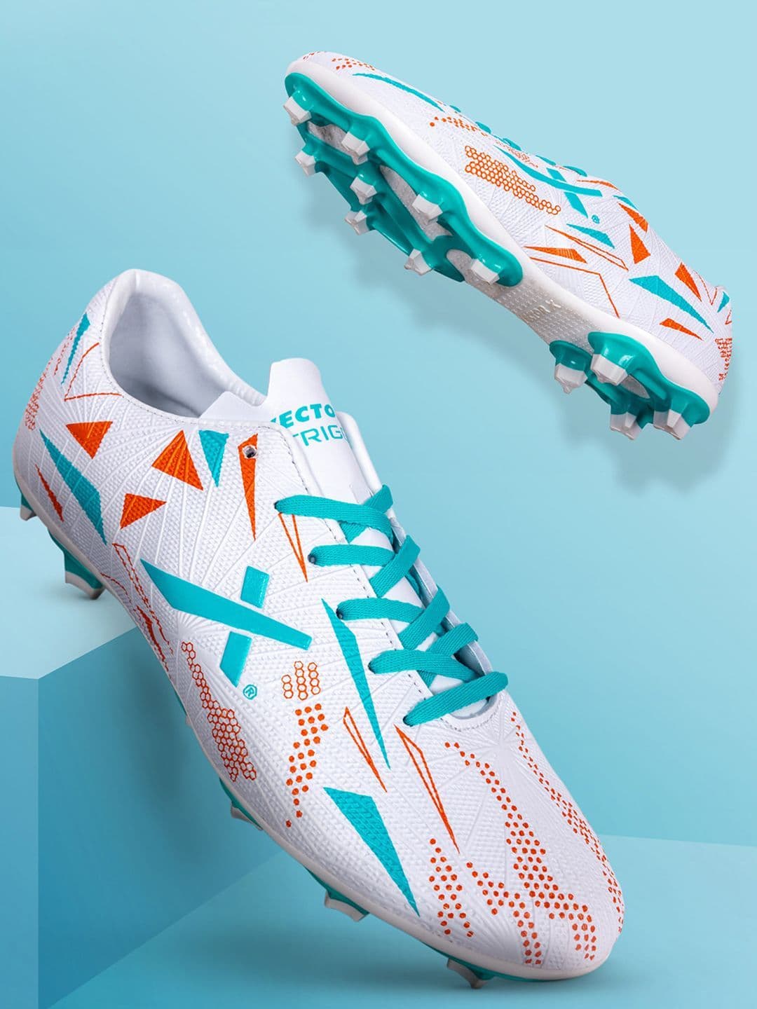 VECTOR X Trigger 3D textured Synthetic leatherTPU Sole Football Shoes thumbnail 3