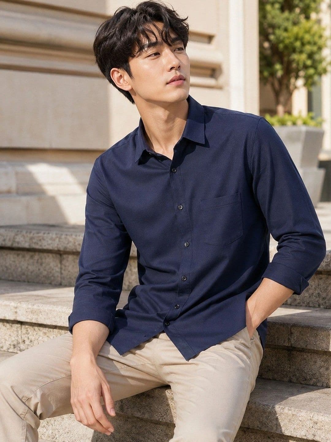 BAESD Men Premium Slim Fit Casual Shirt thumbnail 2