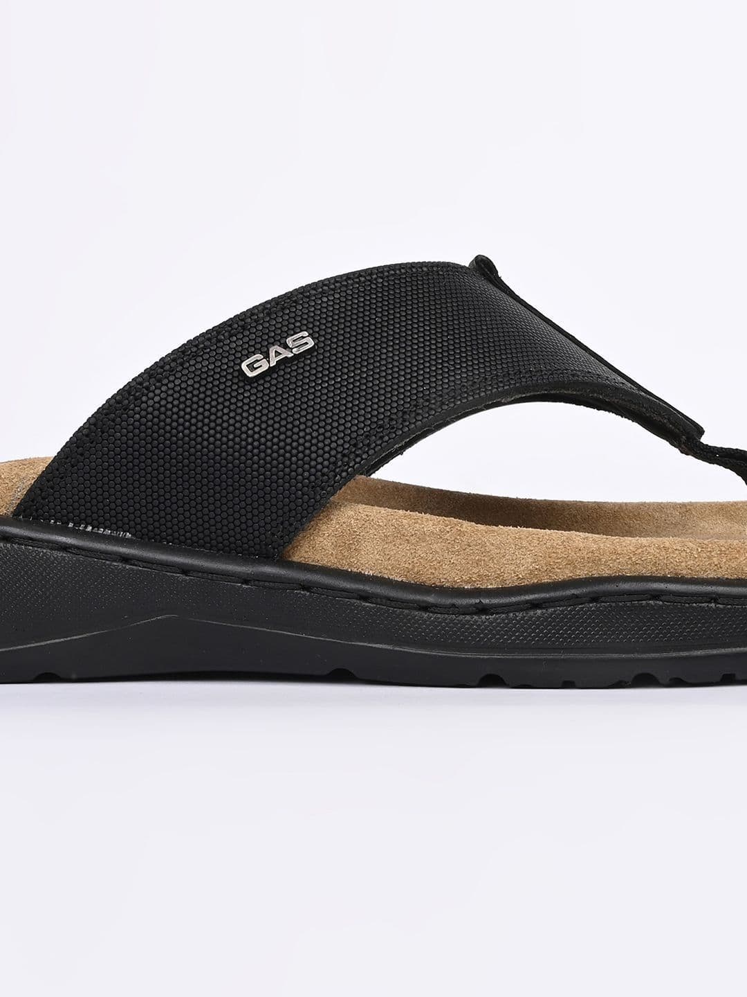 GAS Men Brilliante Black Sandals thumbnail 5