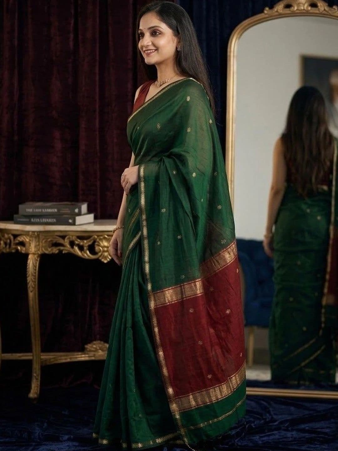 MITAL ENTERPRISE Zari Art Silk Saree thumbnail 5