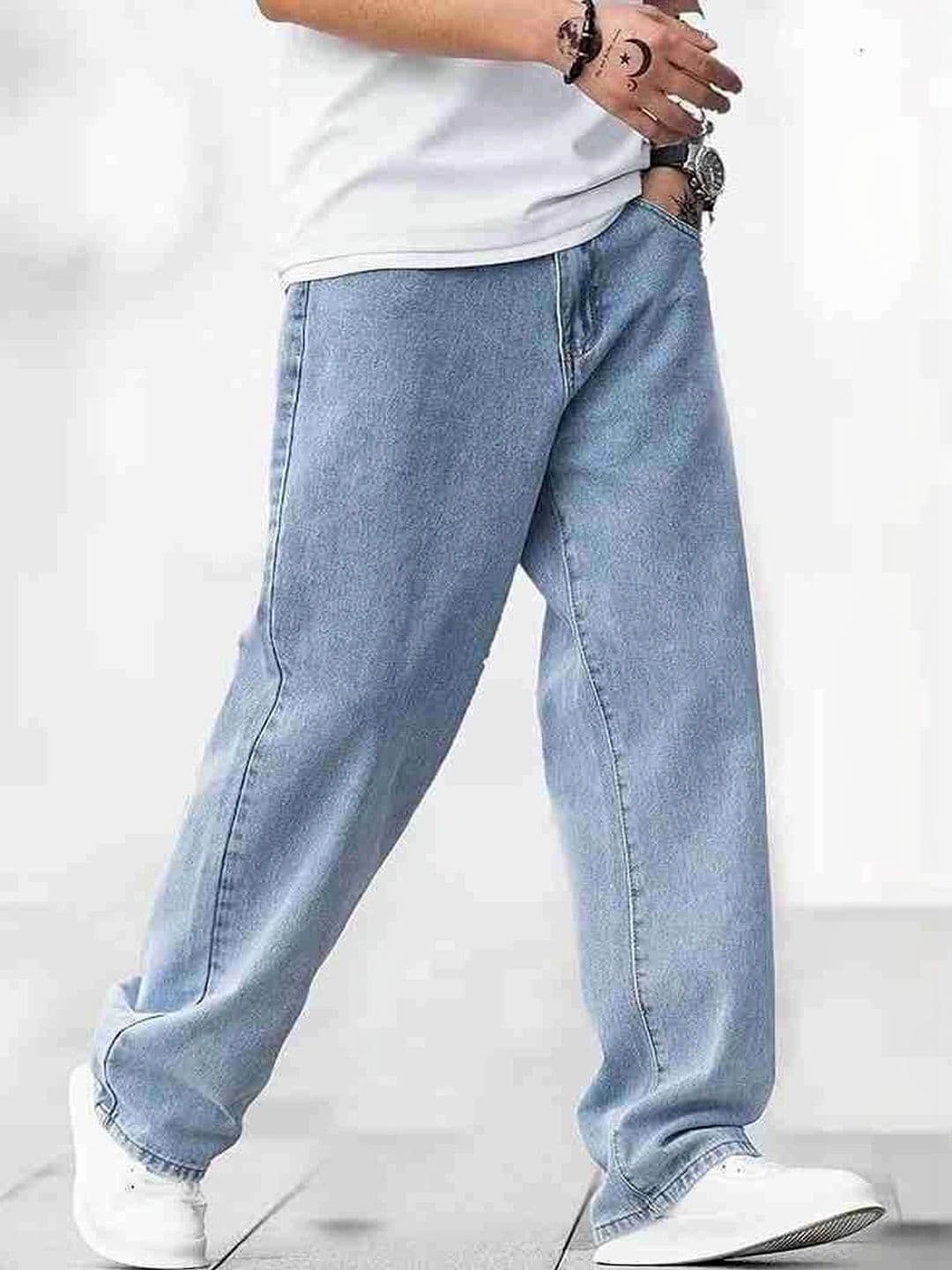 UNIFAV FASHION Men Boyfriend Fit Mid-Rise Jeans thumbnail 2