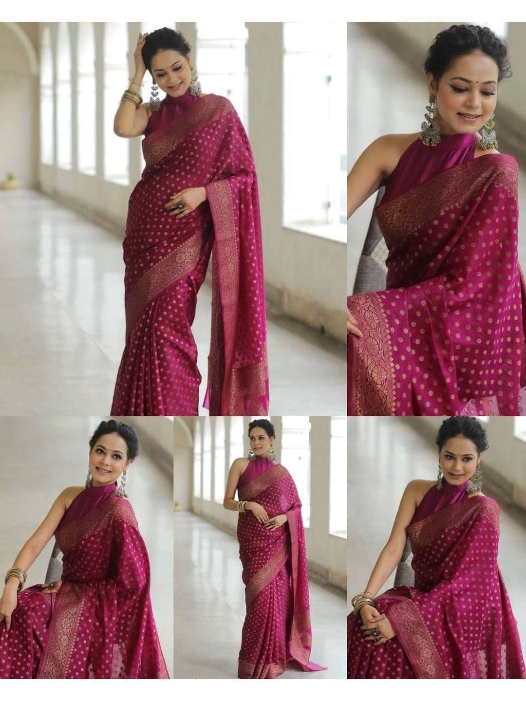 Anokhi Attire Woven Design Zari Art Silk Banarasi Saree thumbnail 5