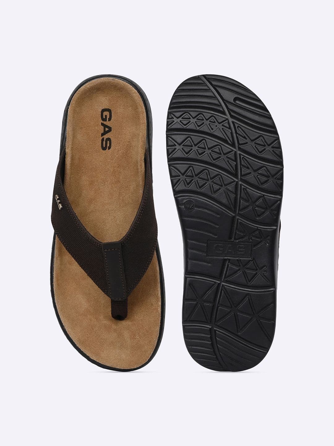 GAS Men Brilliante Brown Sandals thumbnail 2
