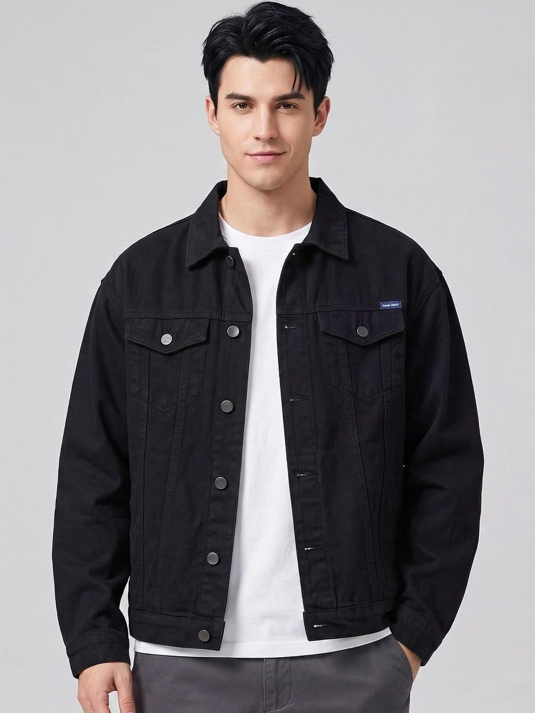 Suo Men Denim Jacket thumbnail 7