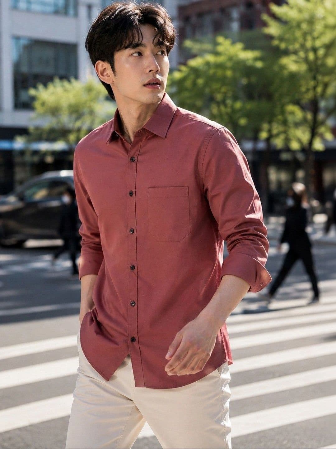 BAESD Men Premium Slim Fit Casual Shirt thumbnail 7