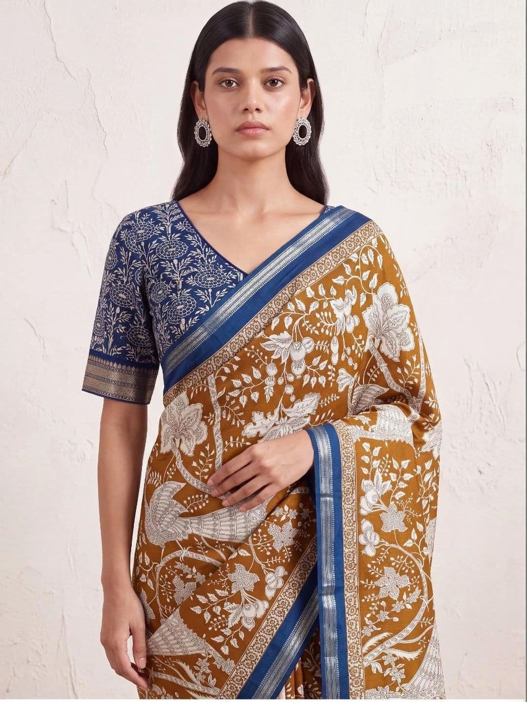 KRISHREE Embellished Silk Cotton Saree thumbnail 3
