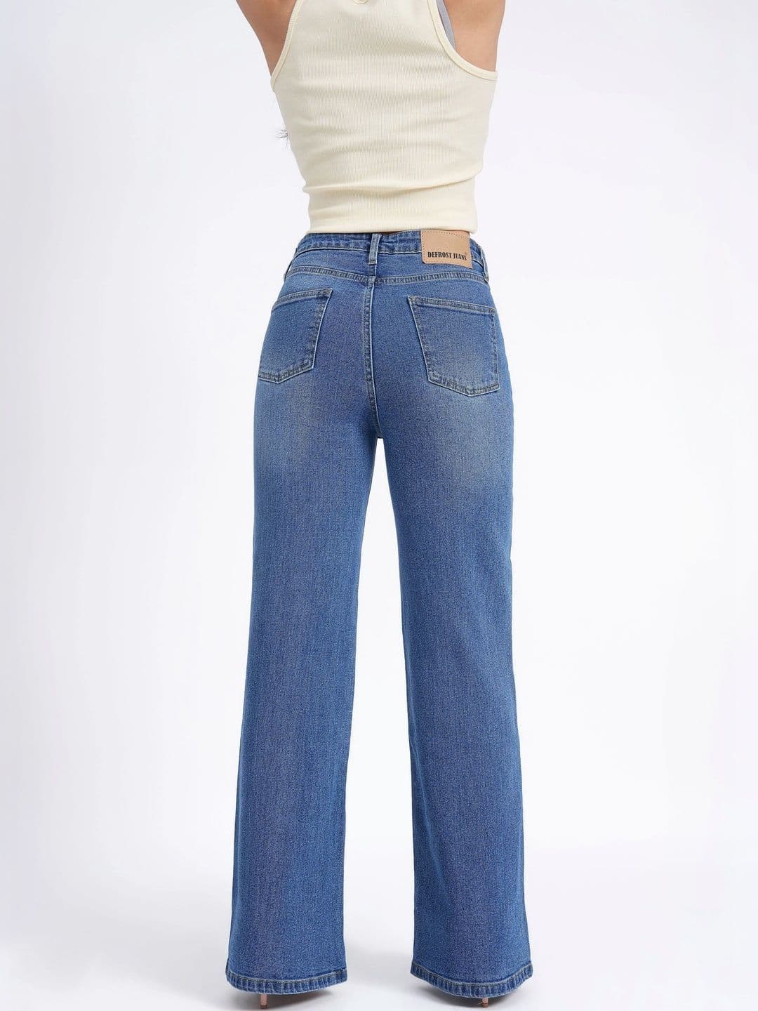 Defrost Jeans Women Wide Leg High-Rise Stretchable Jeans thumbnail 2