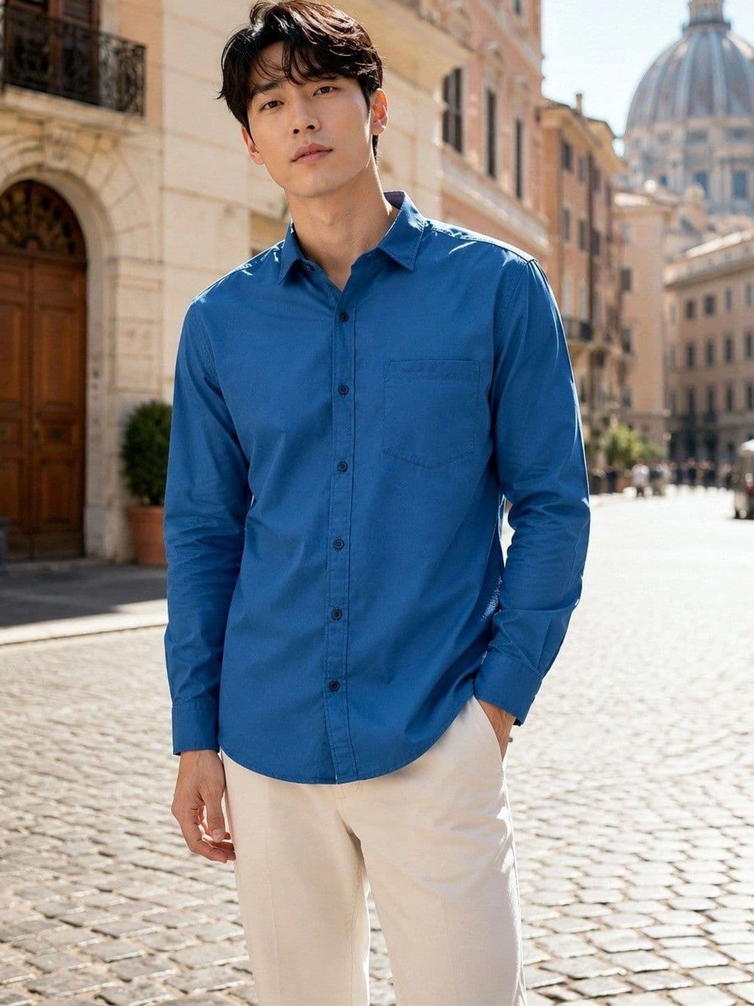 BAESD Men Premium Slim Fit Casual Shirt thumbnail 4