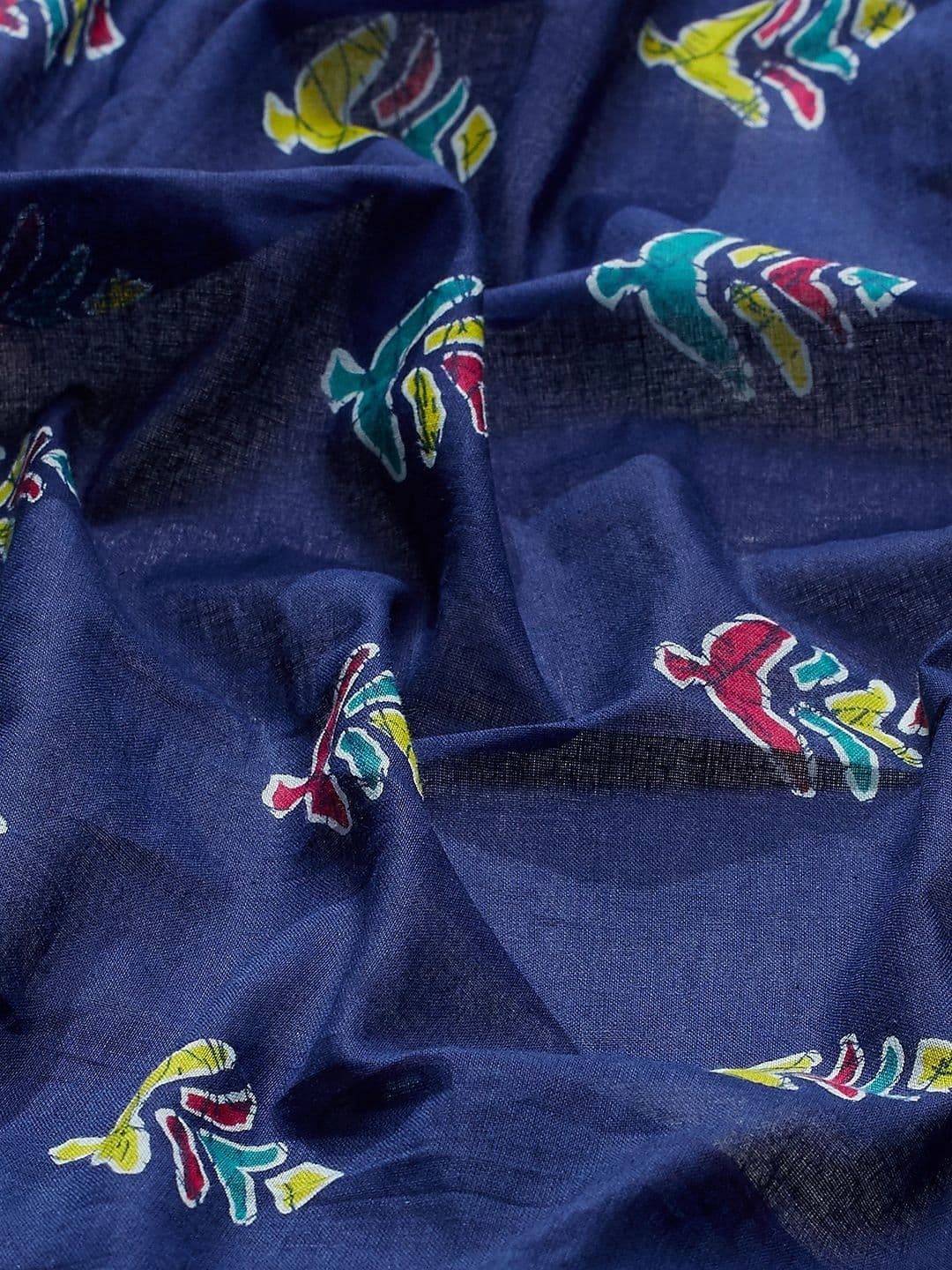 Garden Vareli Ethnic Motifs Pure Cotton Saree thumbnail 6