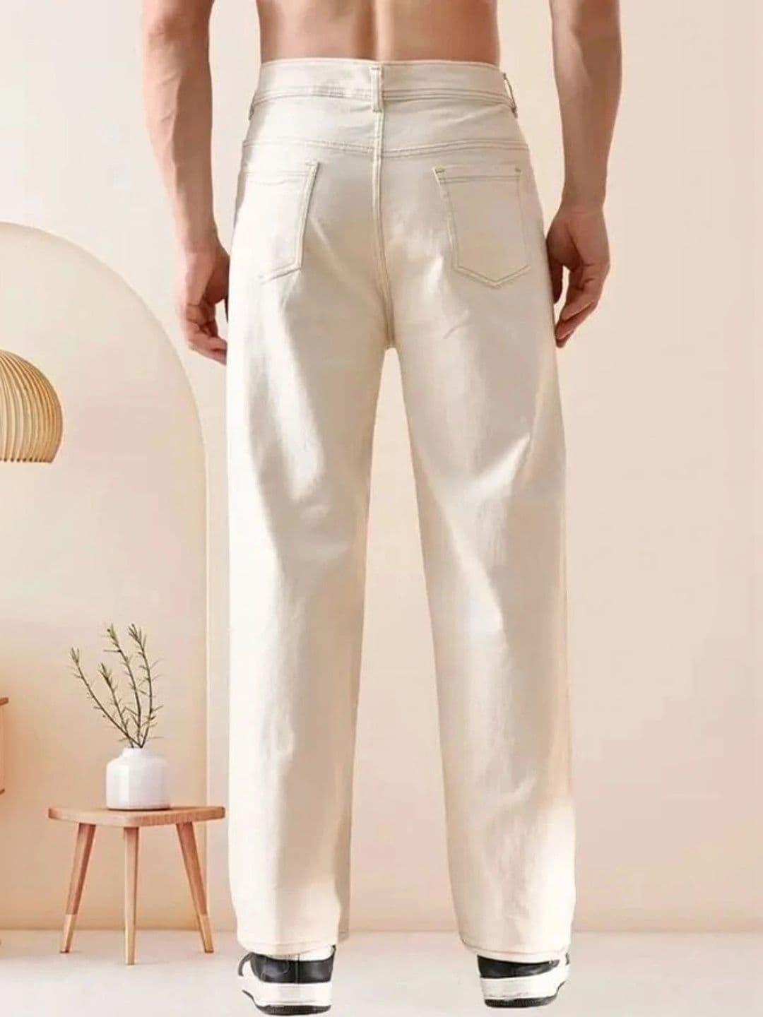 UNIFAV FASHION Men Straight Fit Mid-Rise Jeans thumbnail 2
