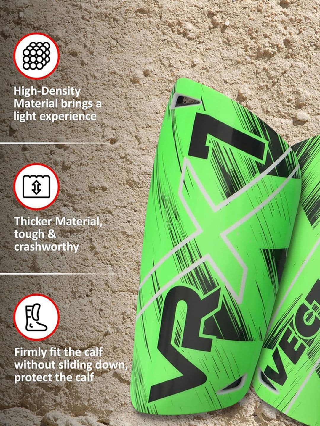VECTOR X Men Titan Shoes with Pair of Shin Guard & Stockings Football Soccer Combo Kit thumbnail 7