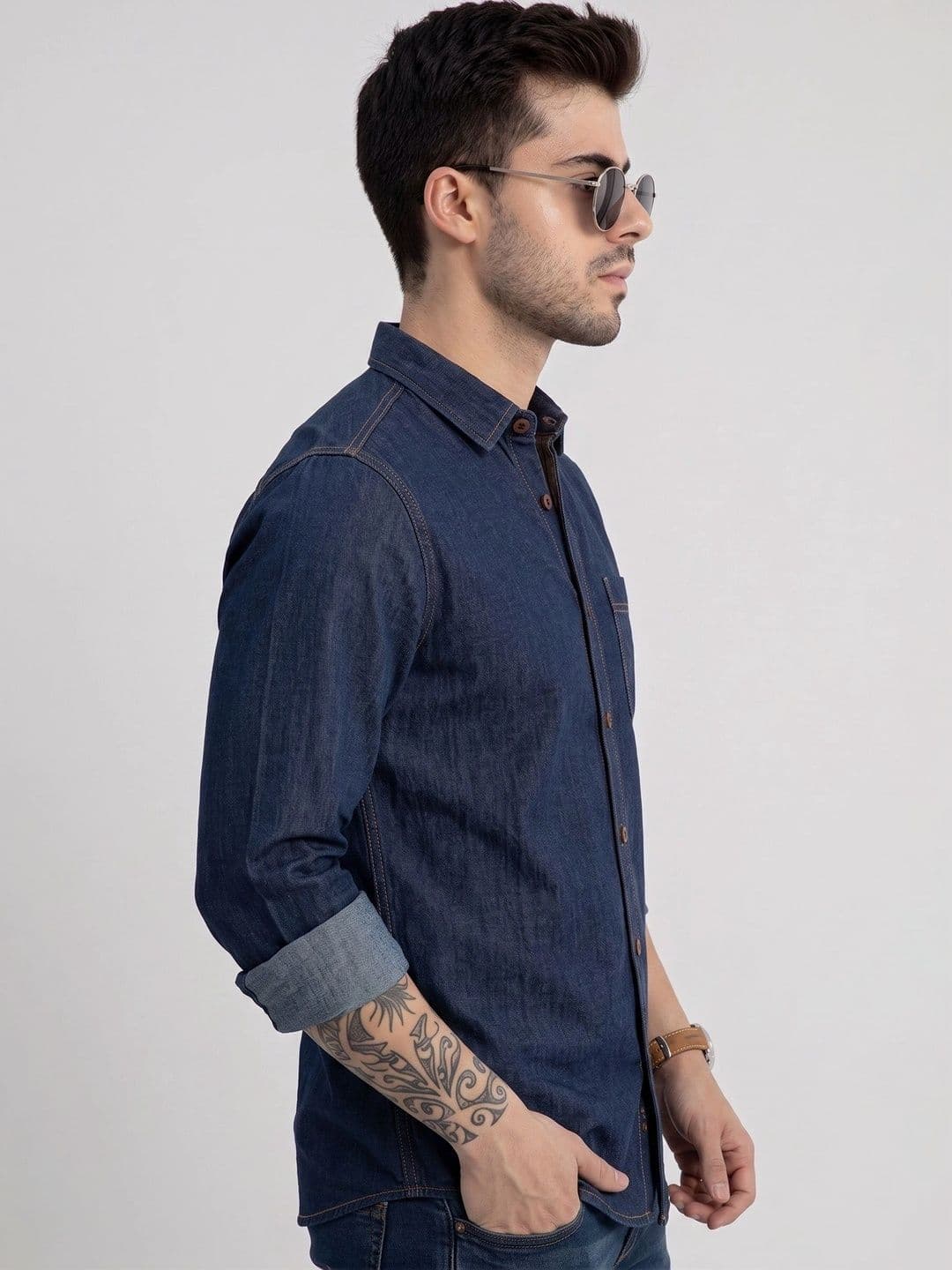 NEW-18 Men Standard Casual Shirt thumbnail 2