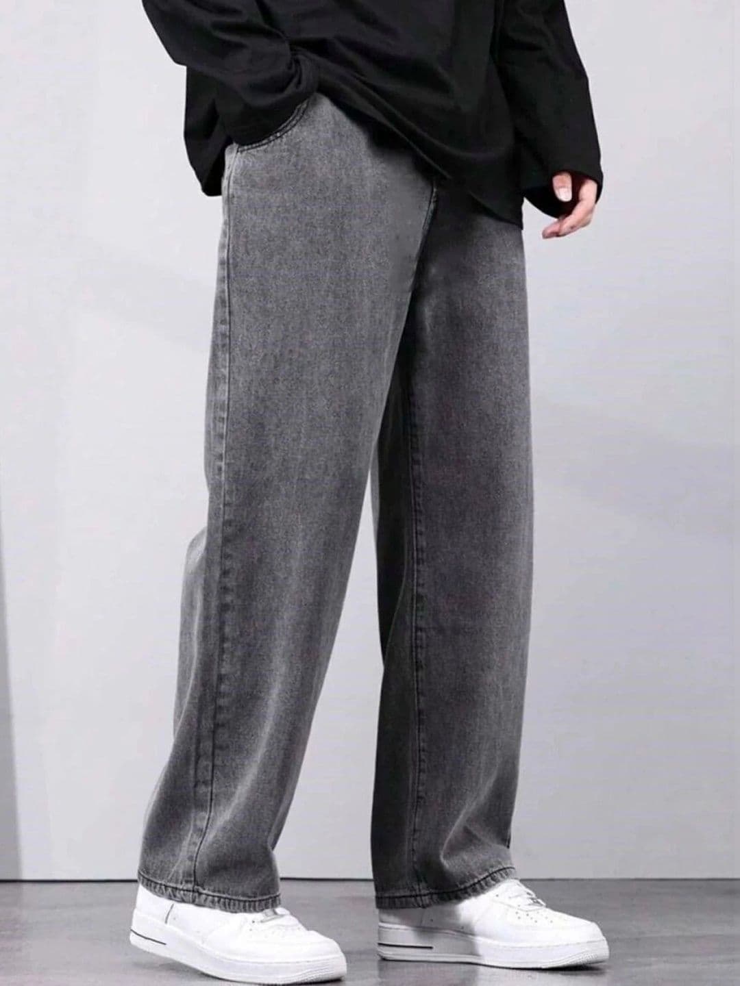 UNIFAV FASHION Men Straight Fit Mid-Rise Jeans thumbnail 2
