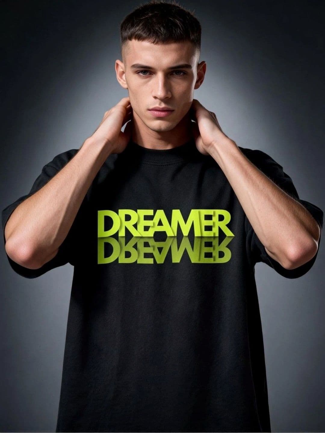 TRYMEEOUT Unisex Typography Printed T-shirt - view 1