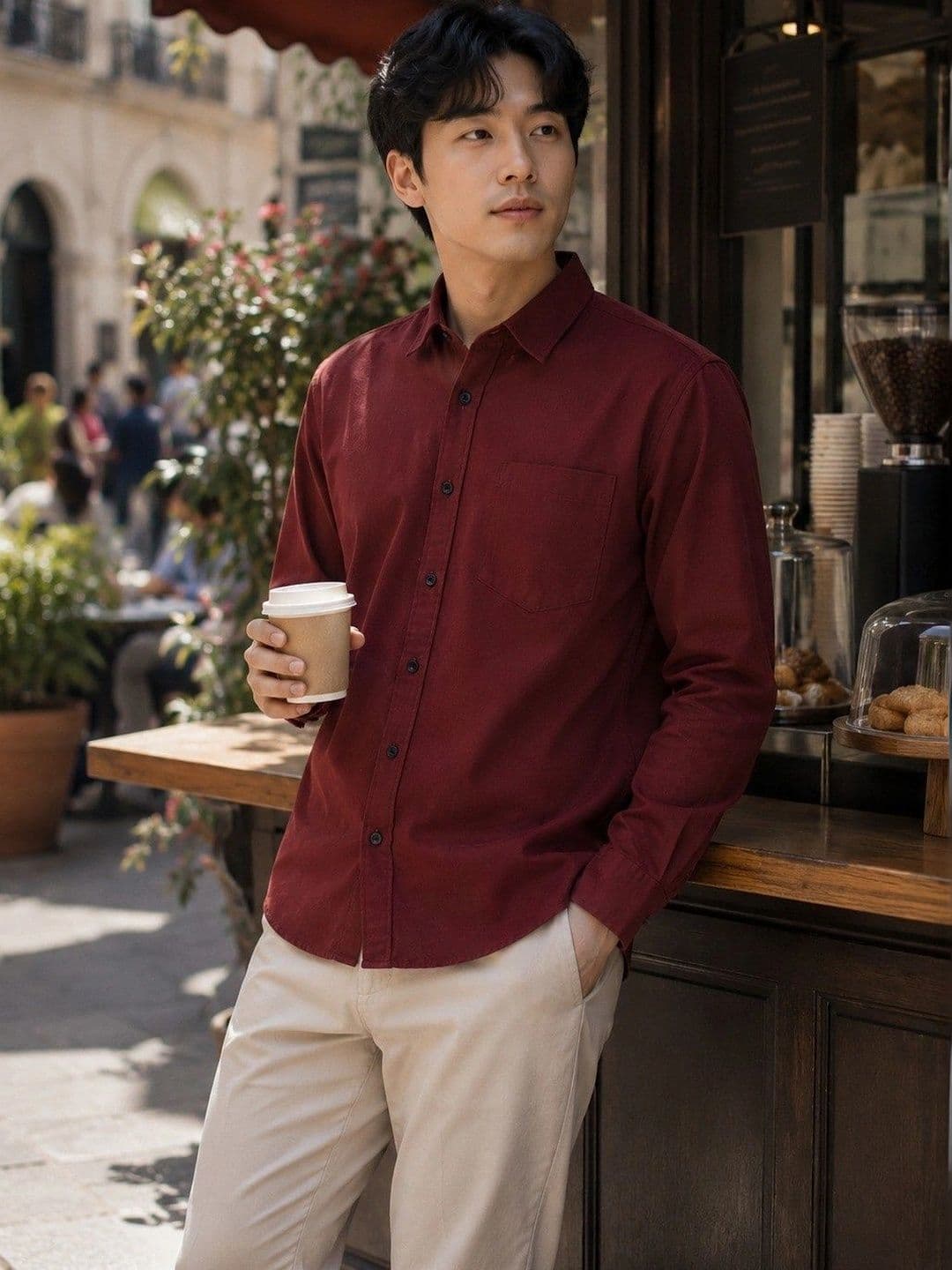 BAESD Men Premium Slim Fit Casual Shirt thumbnail 4