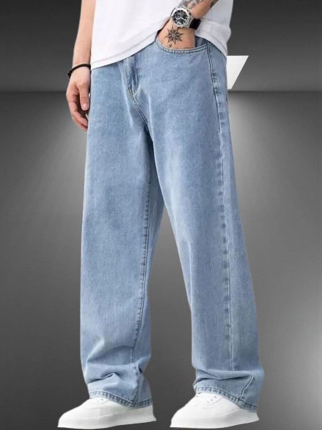 UNIFAV FASHION Men Mid-Rise Jeans thumbnail 3