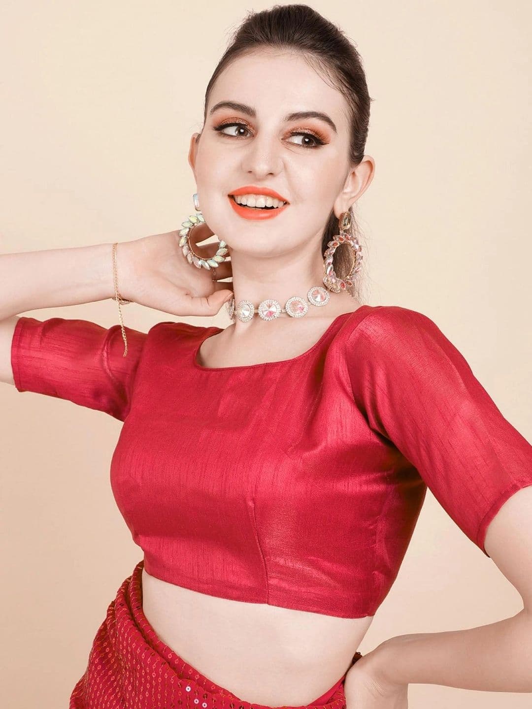 SZN Embellished Sequinned Pure Georgette Designer Saree thumbnail 6